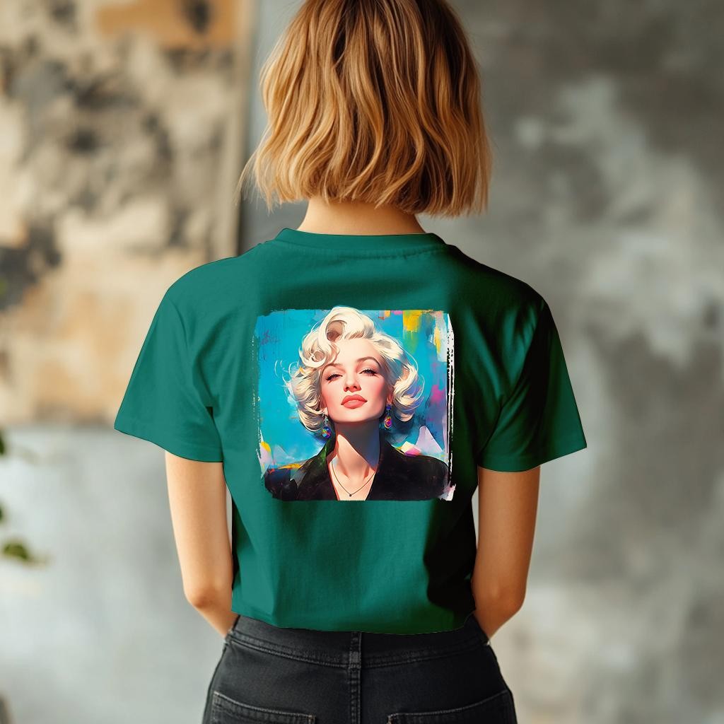 Camiseta Majica sa štampanim printom Cam 894, Ženska, Bambus