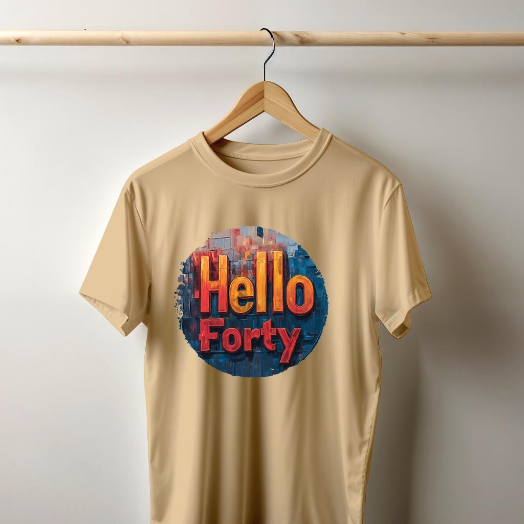 Camiseta Majica sa štampanim printom Cam 904, Muška, Pesak