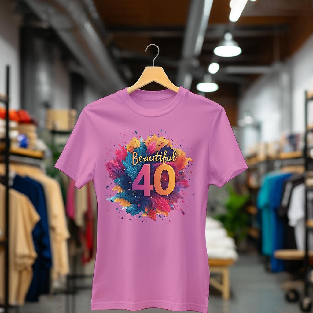 Camiseta Majica sa štampanim printom Cam 901, Ženska, Orhideja