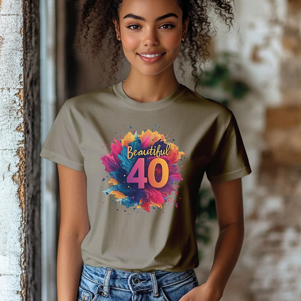 Camiseta Majica sa štampanim printom Cam 901, Ženska, Kaki