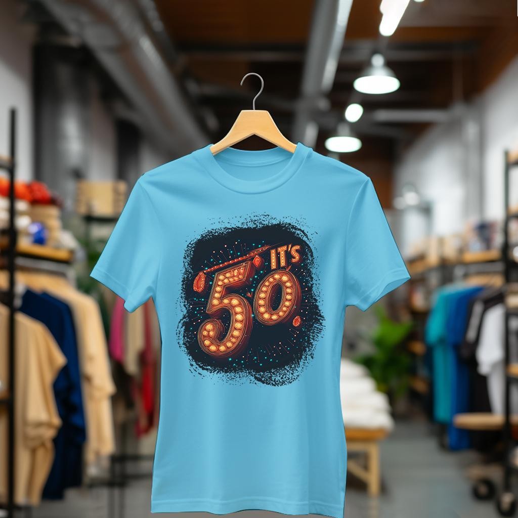 Camiseta Majica sa štampanim printom Cam 907, Ženska, Akvamarin