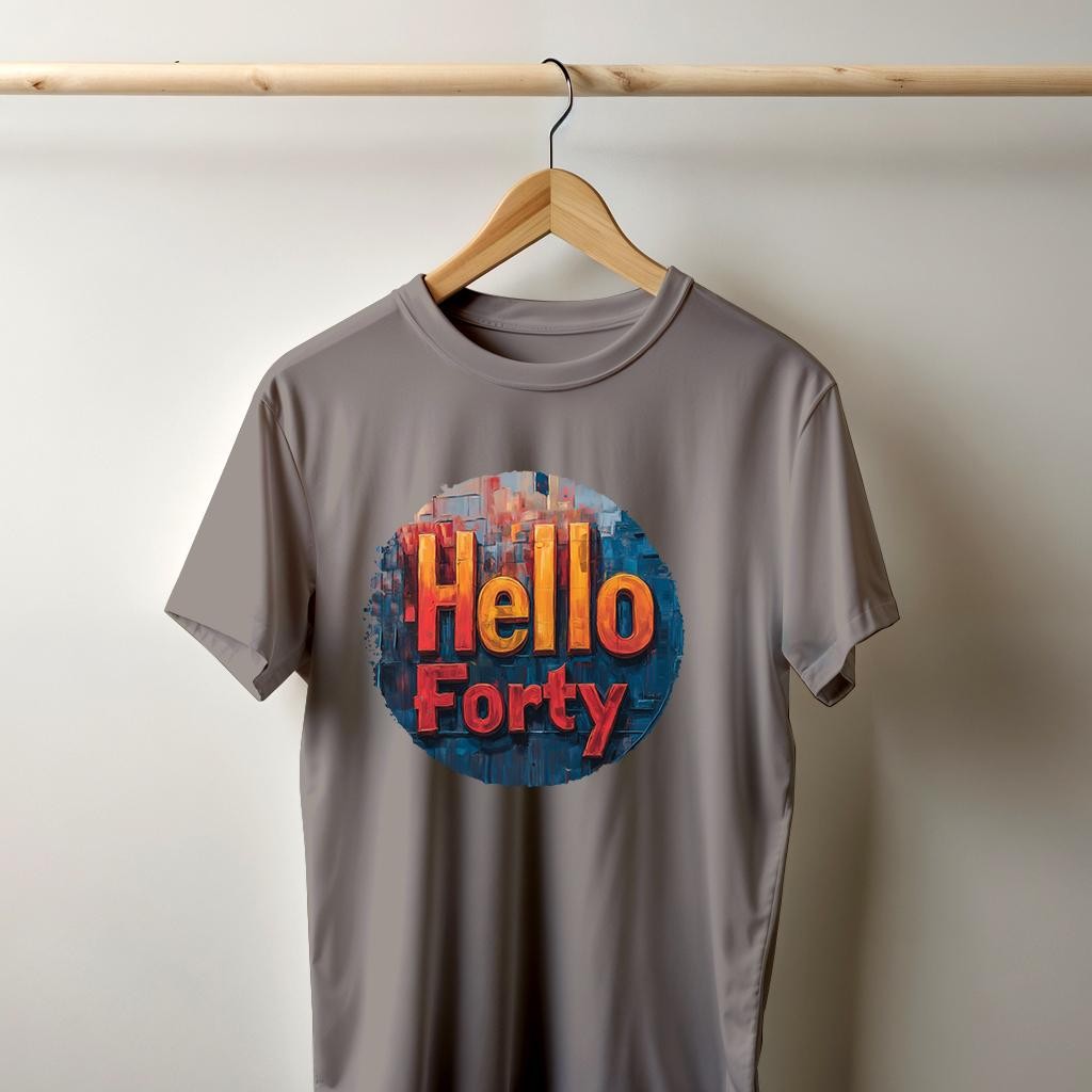 Camiseta Majica sa štampanim printom Cam 904, Muška, Svetlosiva