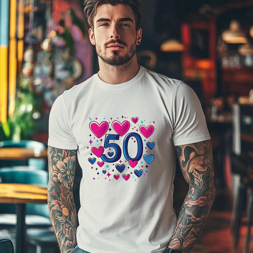 Camiseta Majica sa štampanim printom Cam 905, Muška, Prljavo Bela