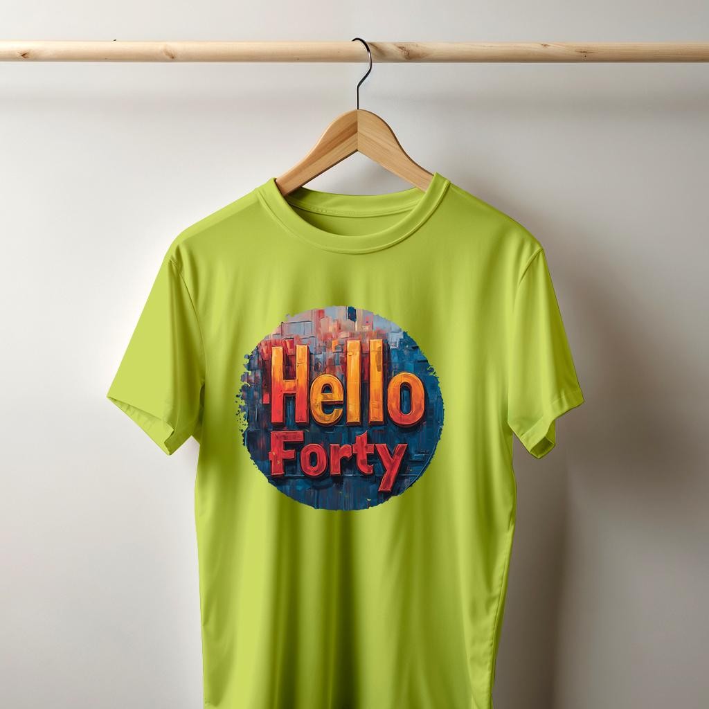 Camiseta Majica sa štampanim printom Cam 904, Muška, Limeta