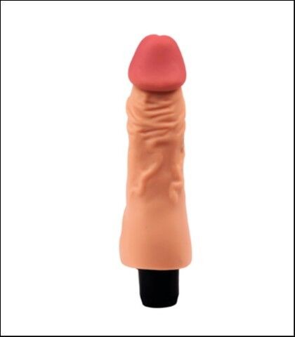 Fantasy Toys Vibrator The Real Deal, 17.8cm, Boja kože