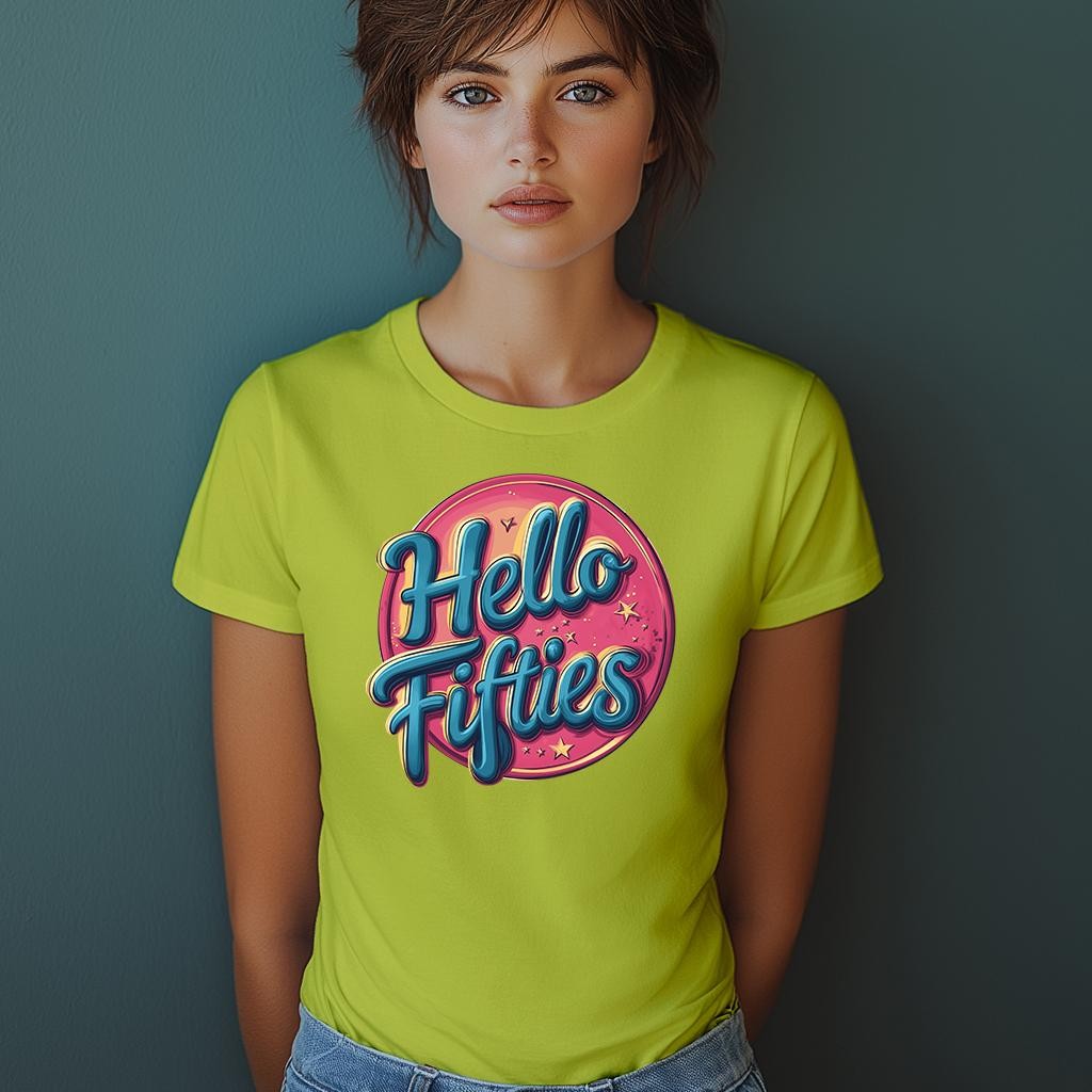 Camiseta Majica sa štampanim printom Cam 906, Ženska, Limeta