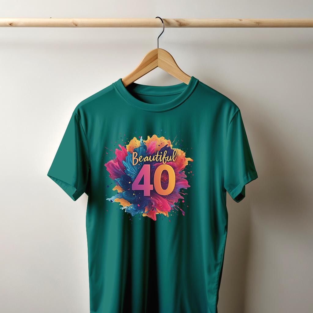 Camiseta Majica sa štampanim printom Cam 901, Muška, Bambus