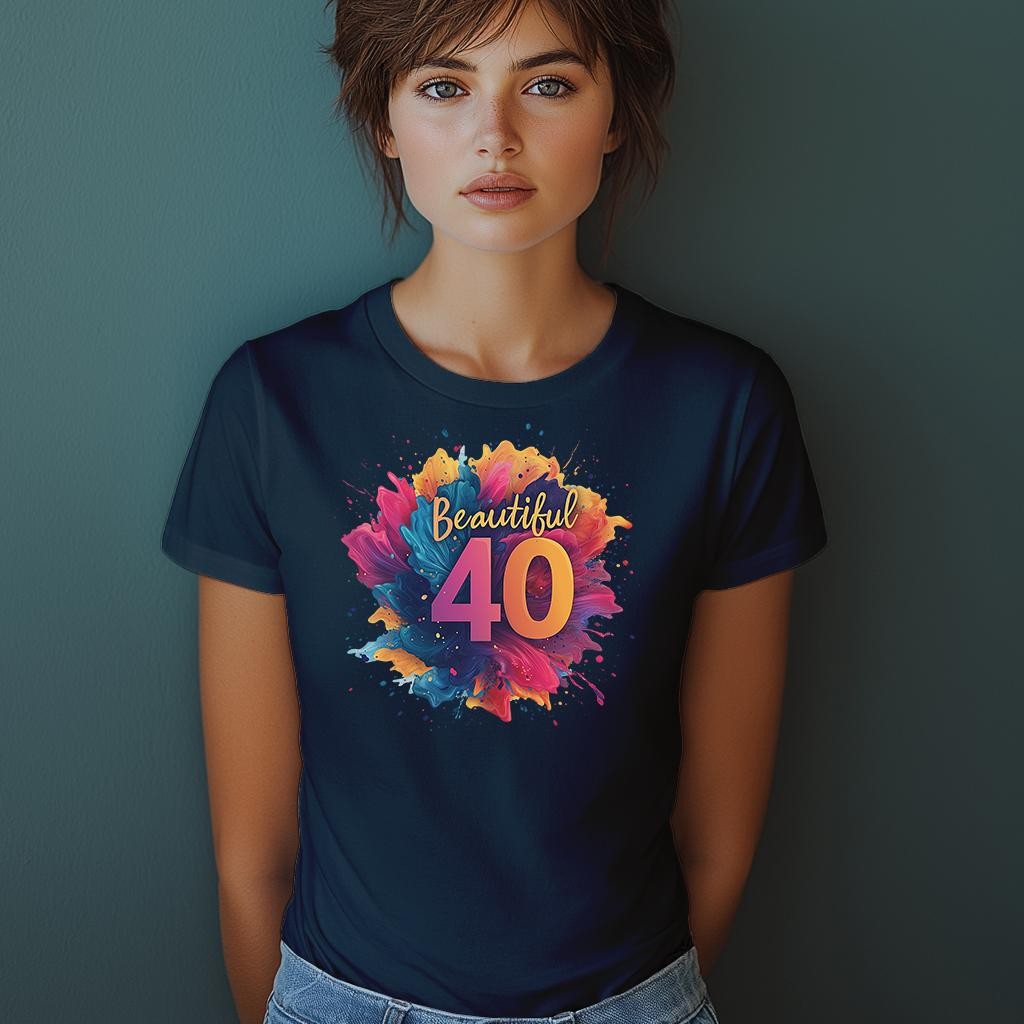 Camiseta Majica sa štampanim printom Cam 901, Ženska, Tamnoplava