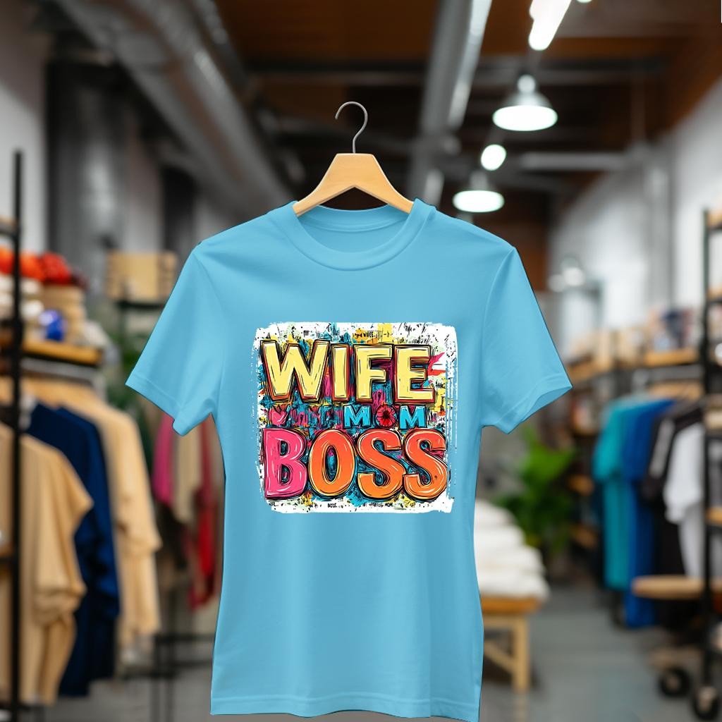 Camiseta Majica sa štampanim printom Cam 892, Ženska, Akvamarin