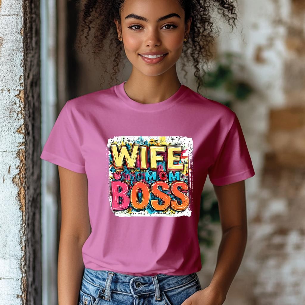 Camiseta Majica sa štampanim printom Cam 892, Ženska, Orhideja