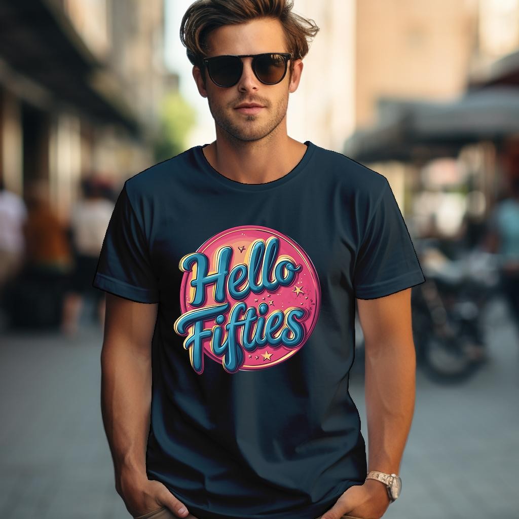 Camiseta Majica sa štampanim printom Cam 906, Muška, Teget