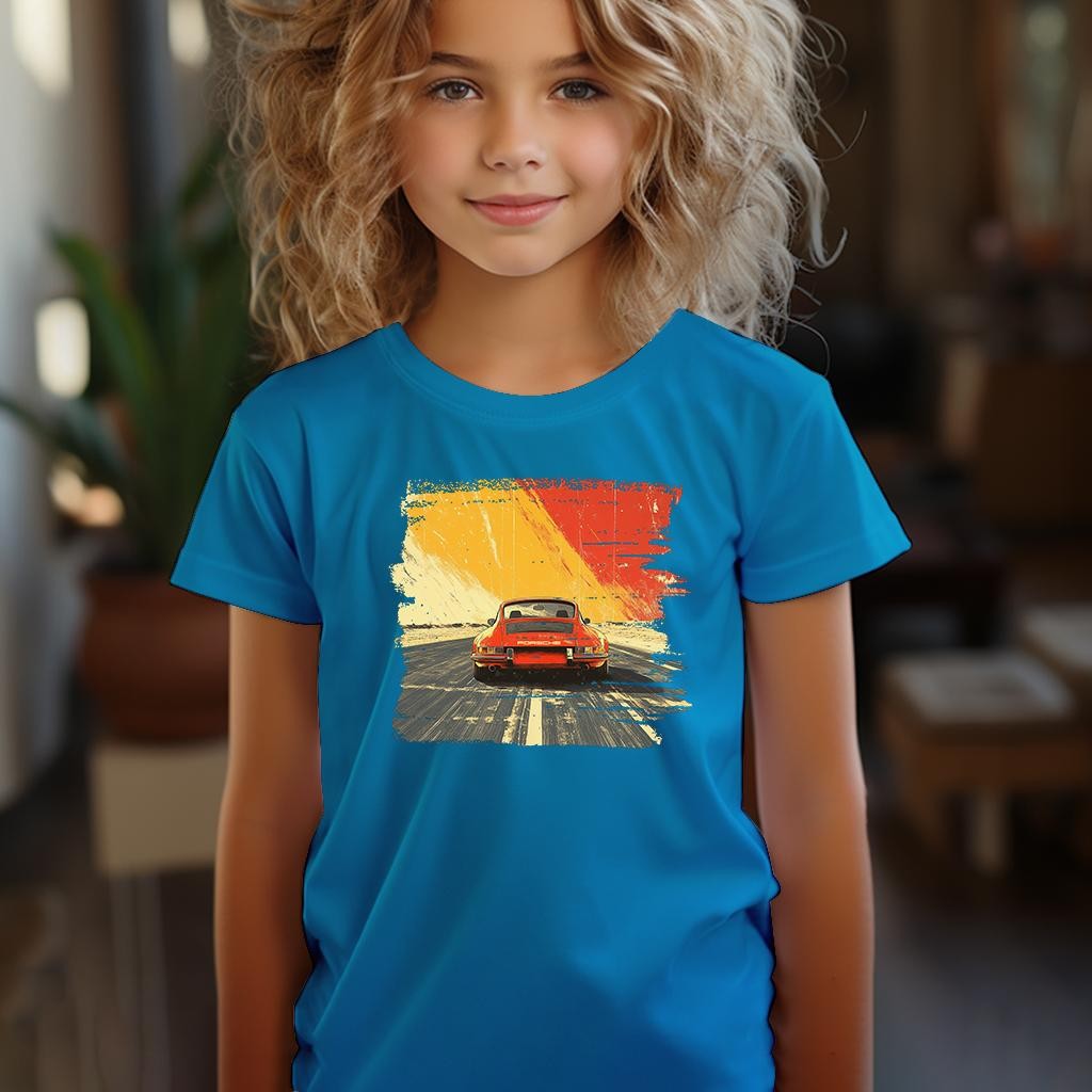 Camiseta Majica sa štampanim printom Cam 842, Dečija, Akva