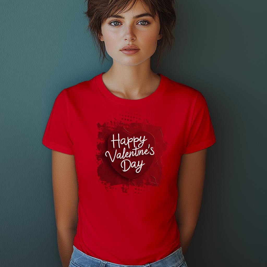 Camiseta Majica sa štampanim printom Cam 875, Ženska, Crvena