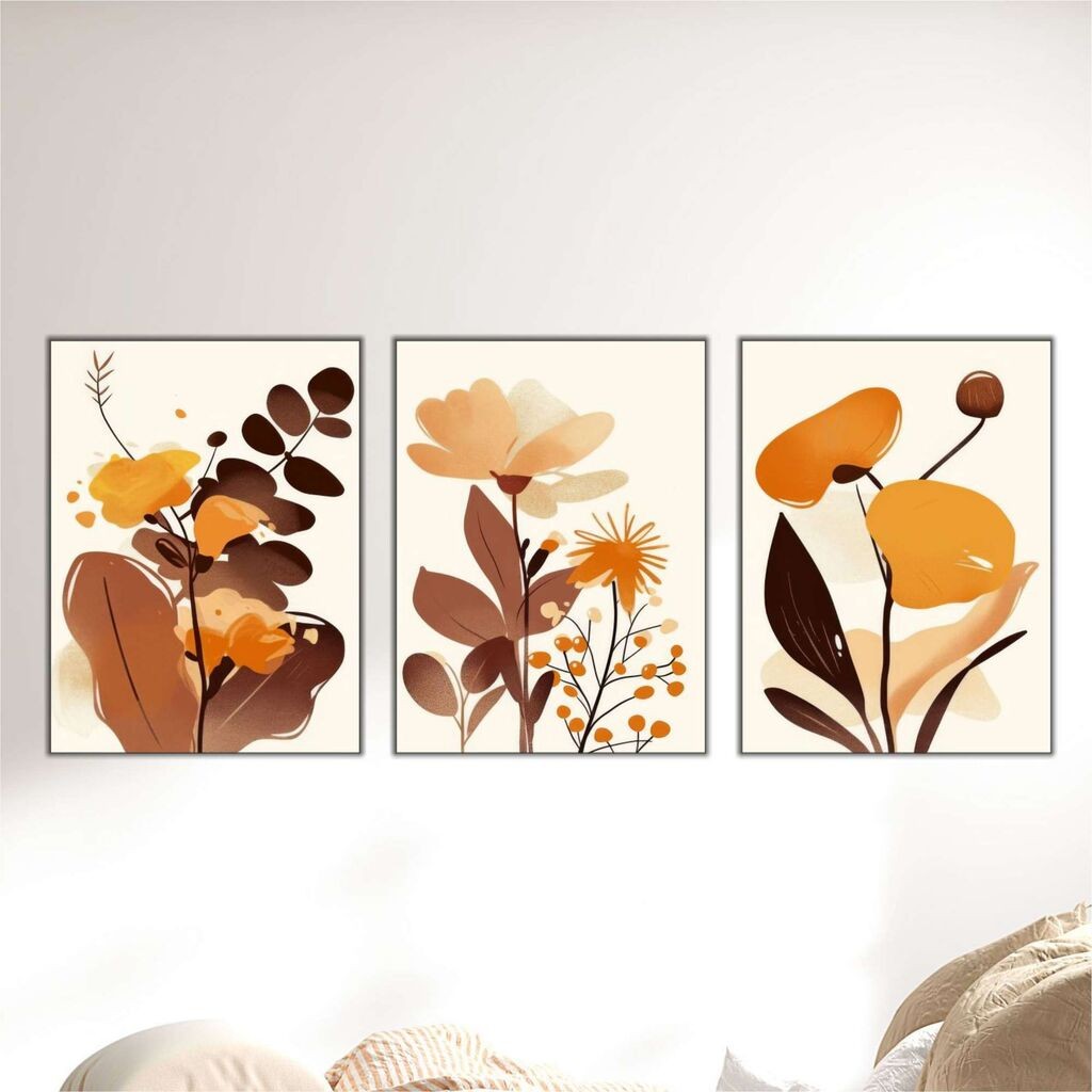 Wallity Slika Mdf-00113, 40x90 cm, 3 dela