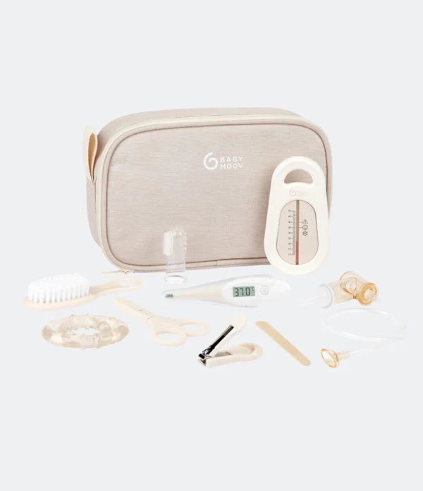 Babymoov Set za negu beba, 9 delova, Bež