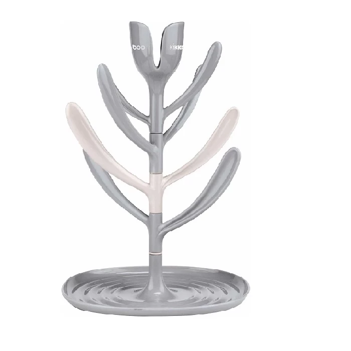 Kikka Boo Stalak za sušenje flašica Tulip KKB60077, Sivi-beli
