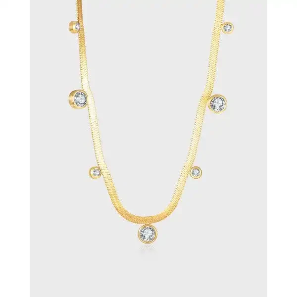 Moment Ženska ogrlica GX2123, Zlatna boje