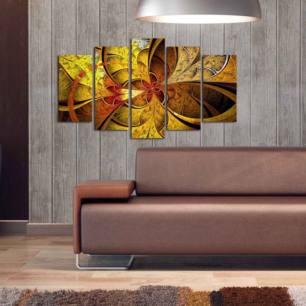 Wallity Set Slika 5ABSMDF-5, 5 Delova