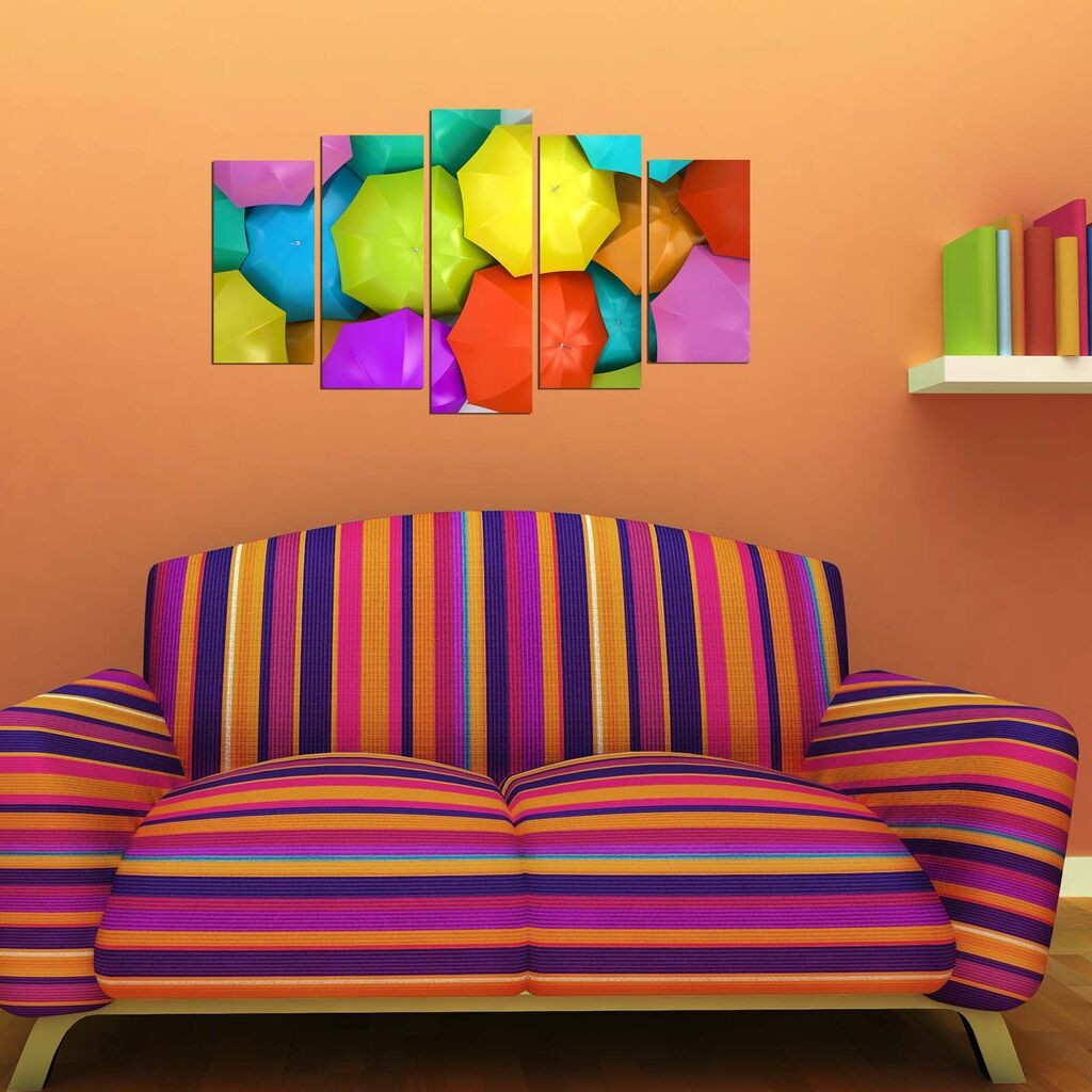 Wallity Set Slika 5MX-41, 5 Delova