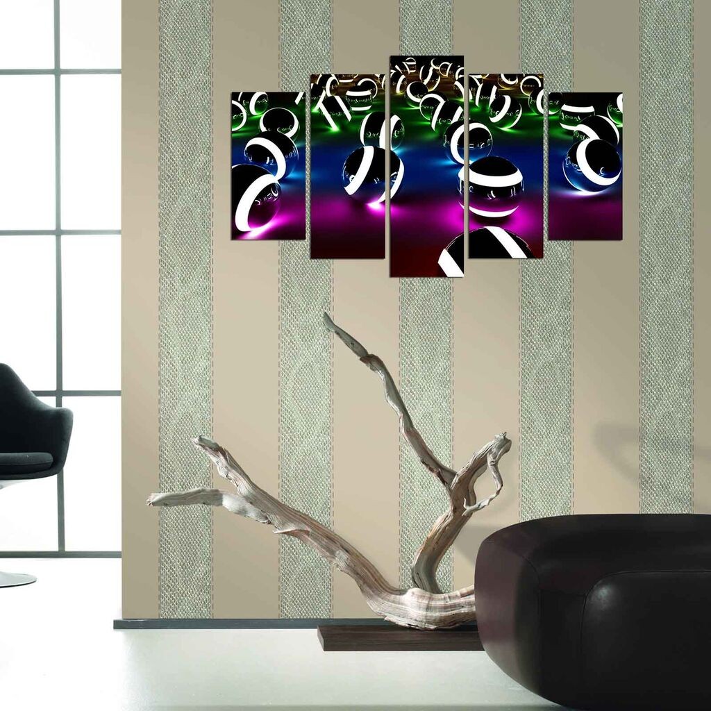 Wallity Set Slika 5PMX-068, 5 Delova