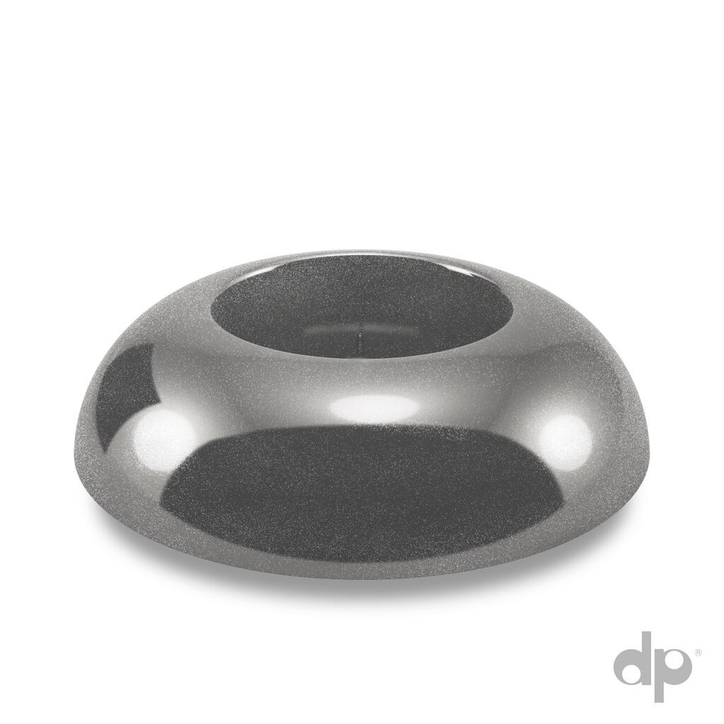 D.plast Posuda za ikebanu, Okrugla 2, Siva