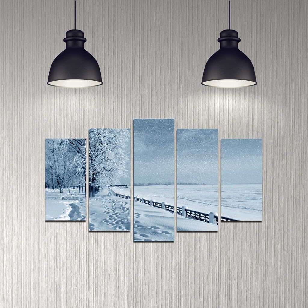 Wallity Set Slika 5DMDF-54, 5 Delova