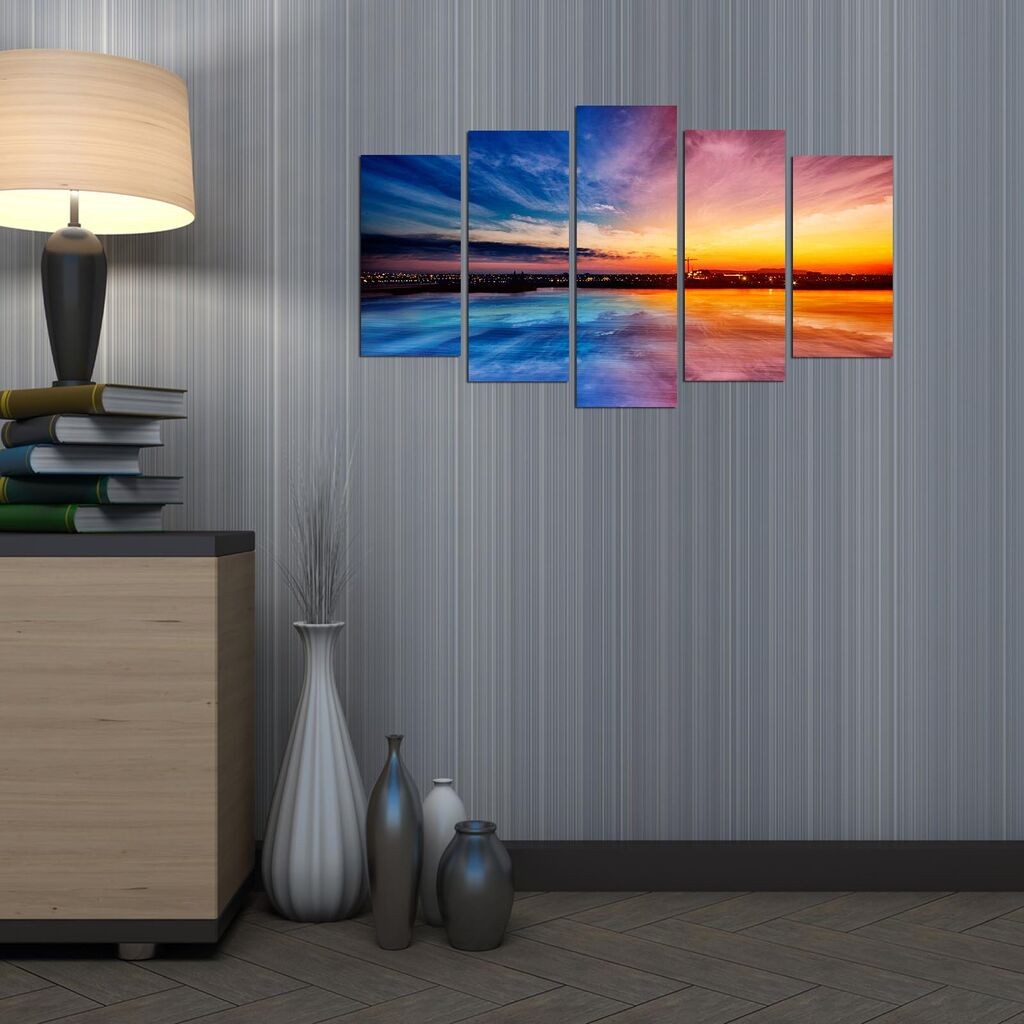 Wallity Set Slika 5PMX-067, 5 Delova