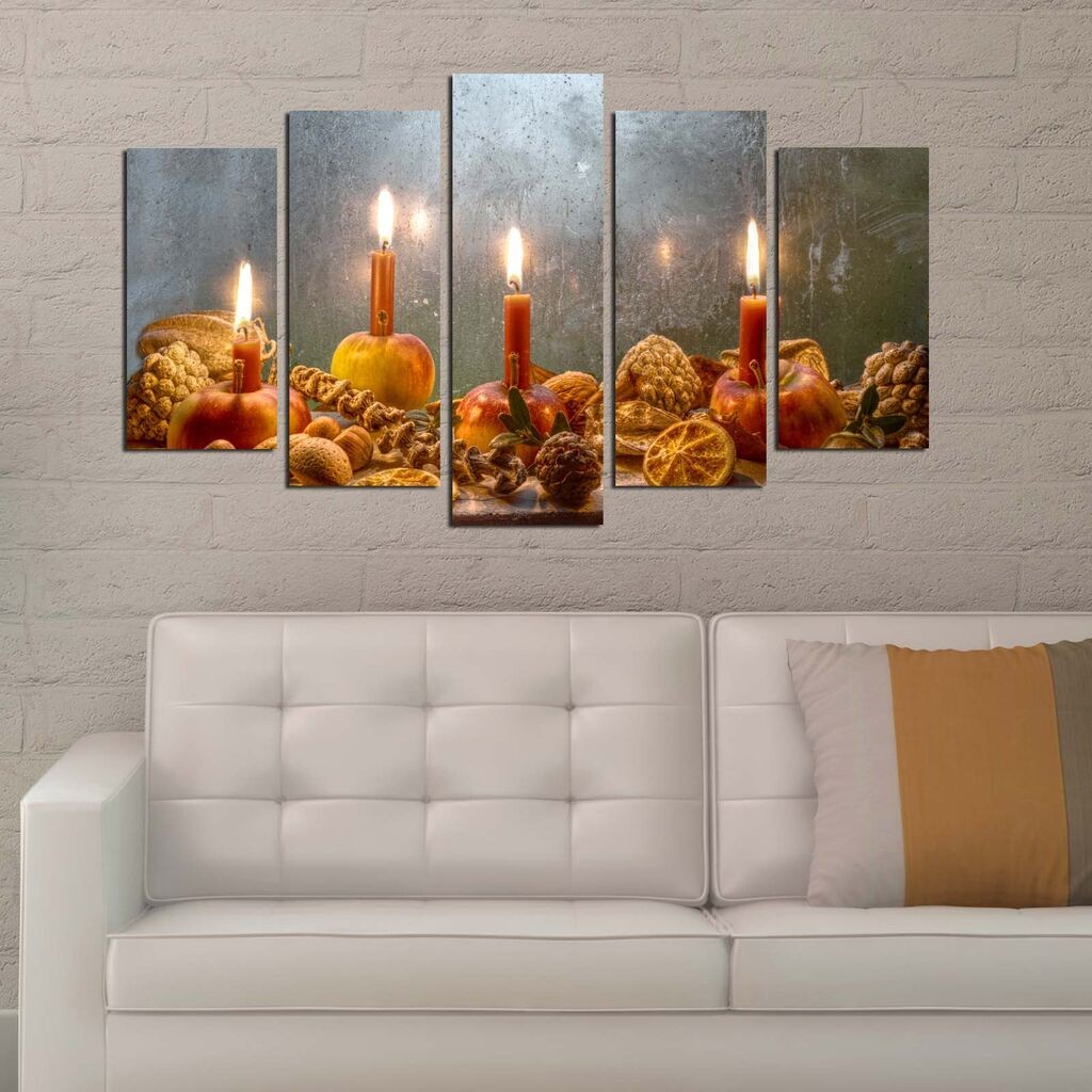 Wallity Set Slika 5M-25, 5 Delova