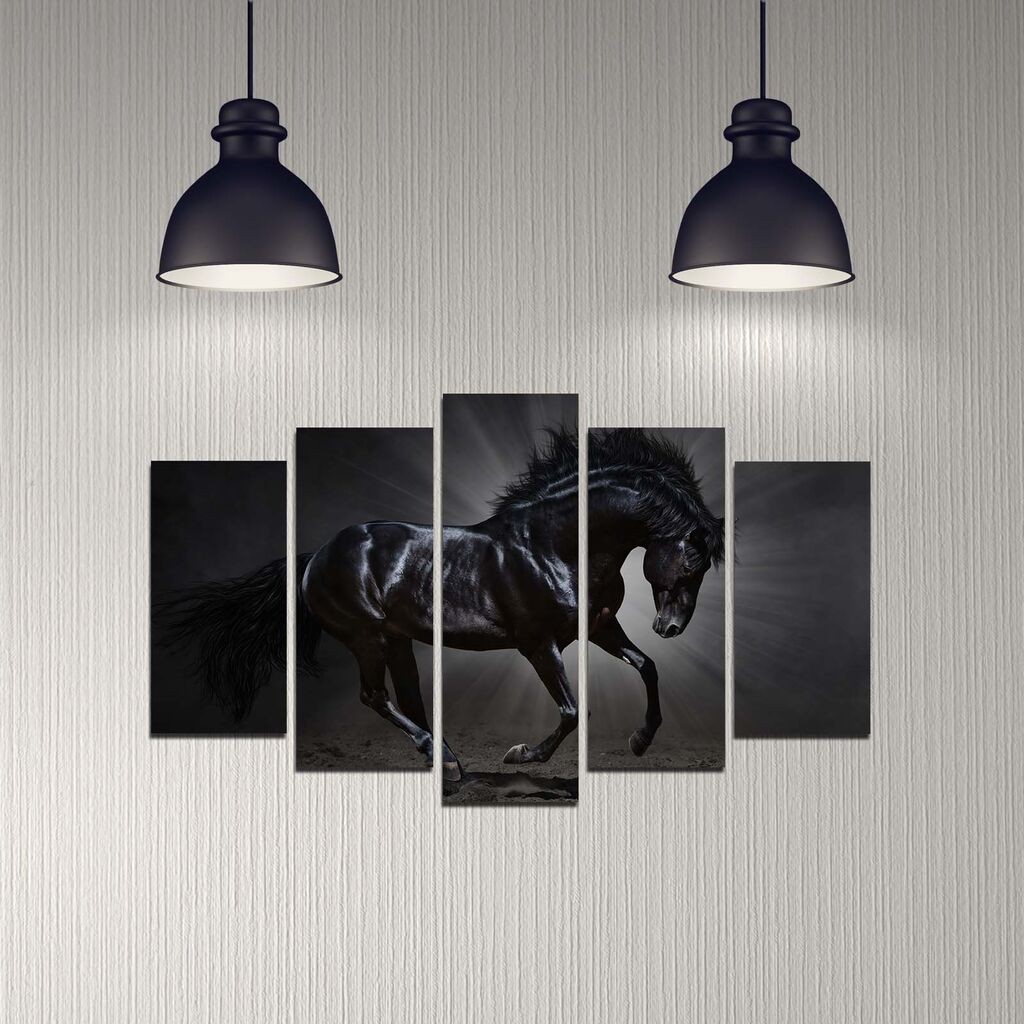 Wallity Set Slika 5DMDF-43, 5 Delova