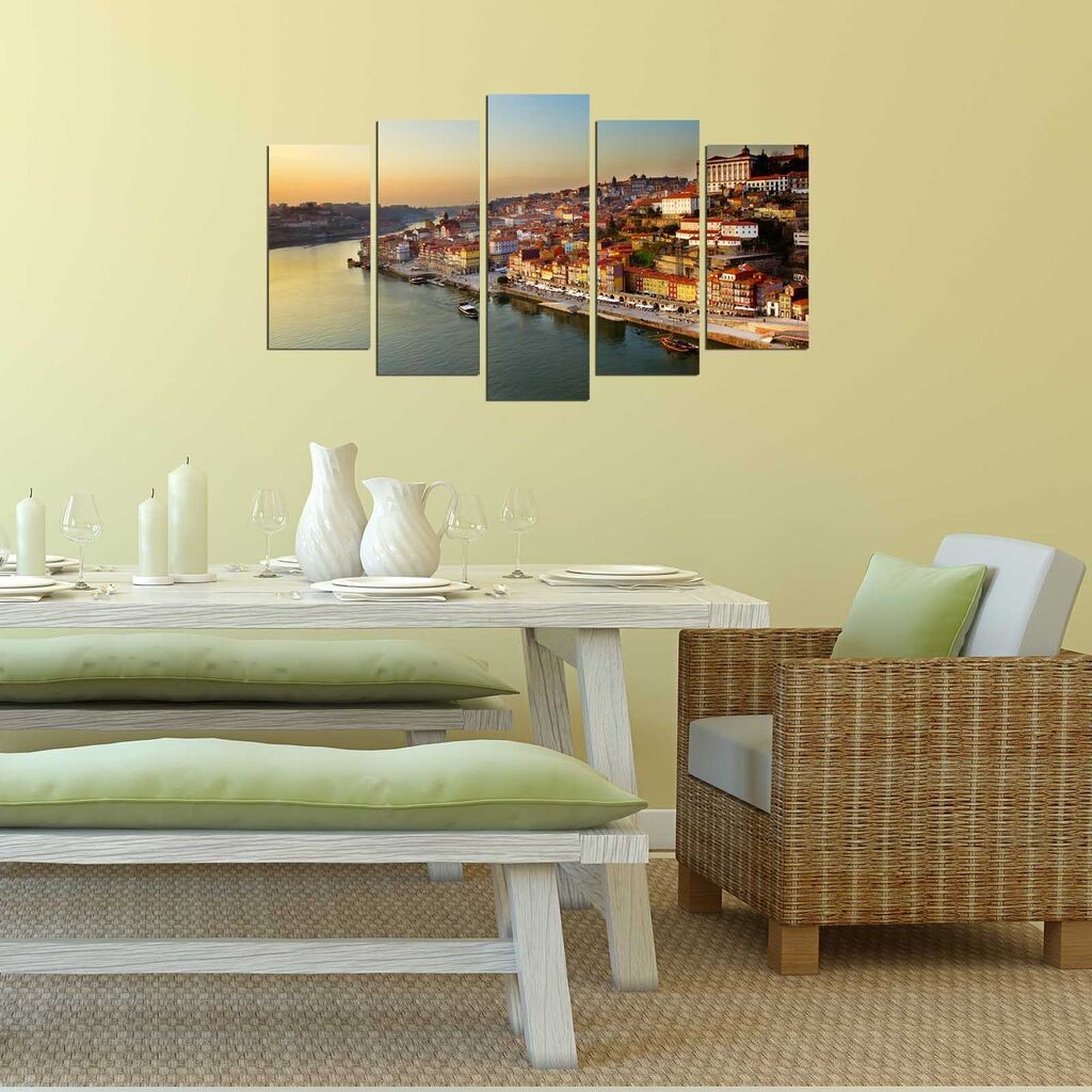 Wallity Set Slika 5MX-36, 5 Delova