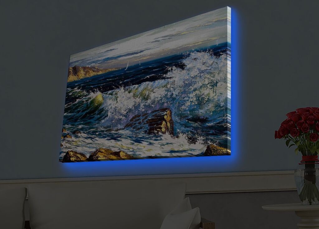 Wallity Slika sa LED osvetljenjem 4570HDACT-060, 45x70 cm
