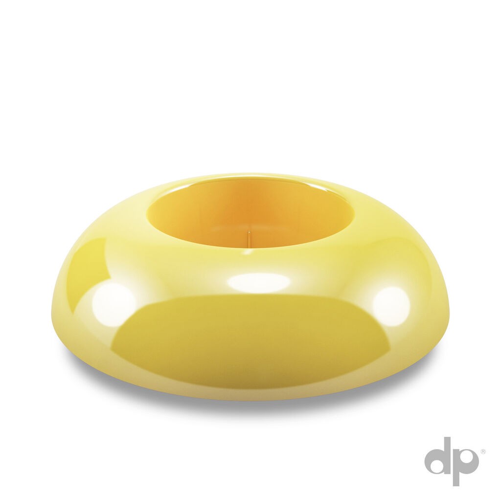 D.plast Posuda za ikebanu, Okrugla, Žuta