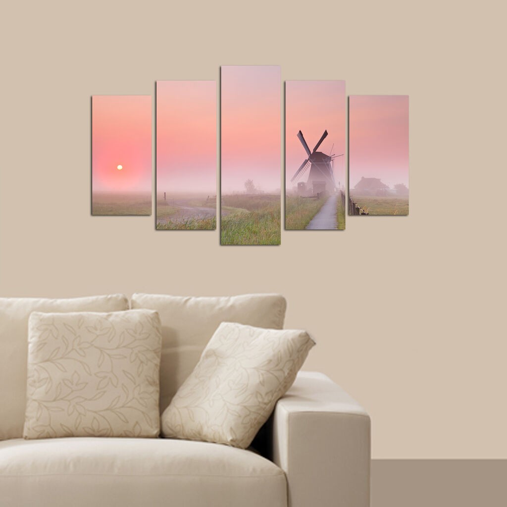 Wallity Set Slika 5M-60, 5 Delova