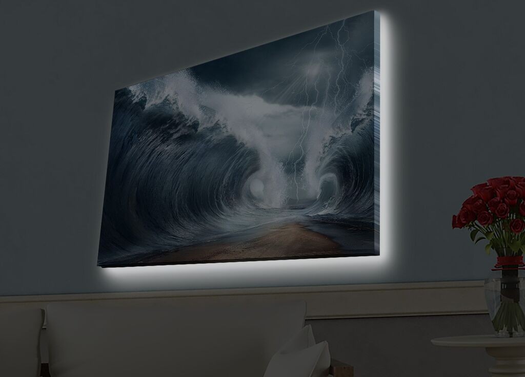 Wallity Slika sa LED osvetljenjem 4570HDACT-042, 45x70 cm