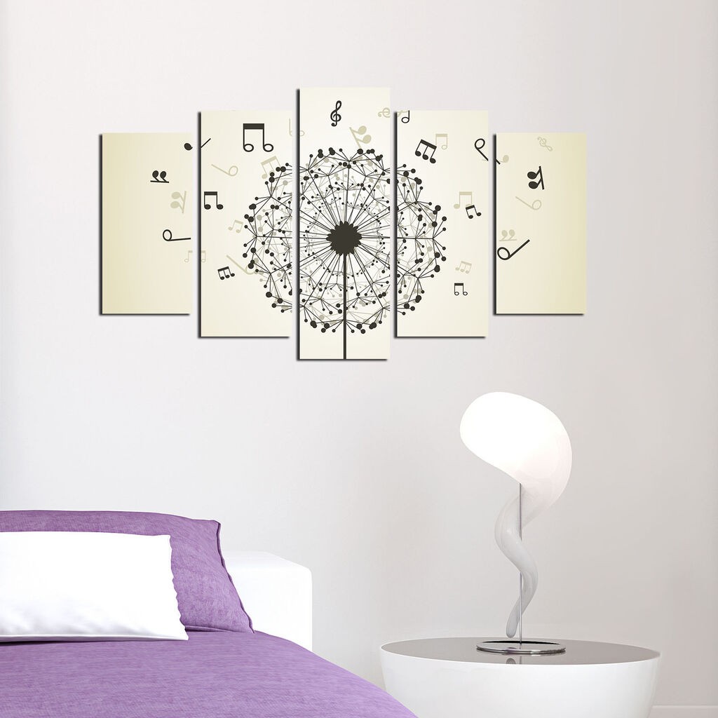 Wallity Set Slika 5ABSMDF-80, 5 Delova