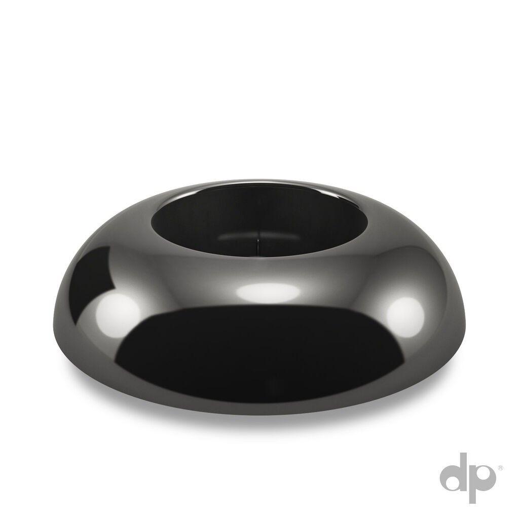 D.plast Posuda za ikebanu, Okrugla, Crna