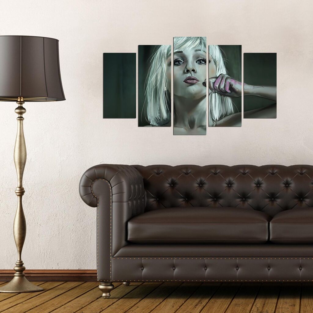 Wallity Set Slika 5MX-21, 5 Delova