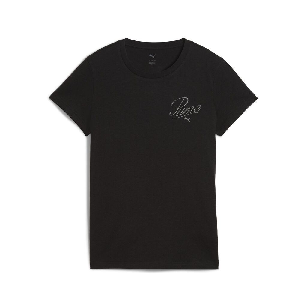 Puma Ženska majica kratkih rukava Ess script tee, Crna