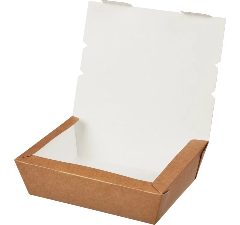Kartonska kutija za ručak Lunch2Go, 1000 ml, 190x150x50 mm kraft, 80 kom