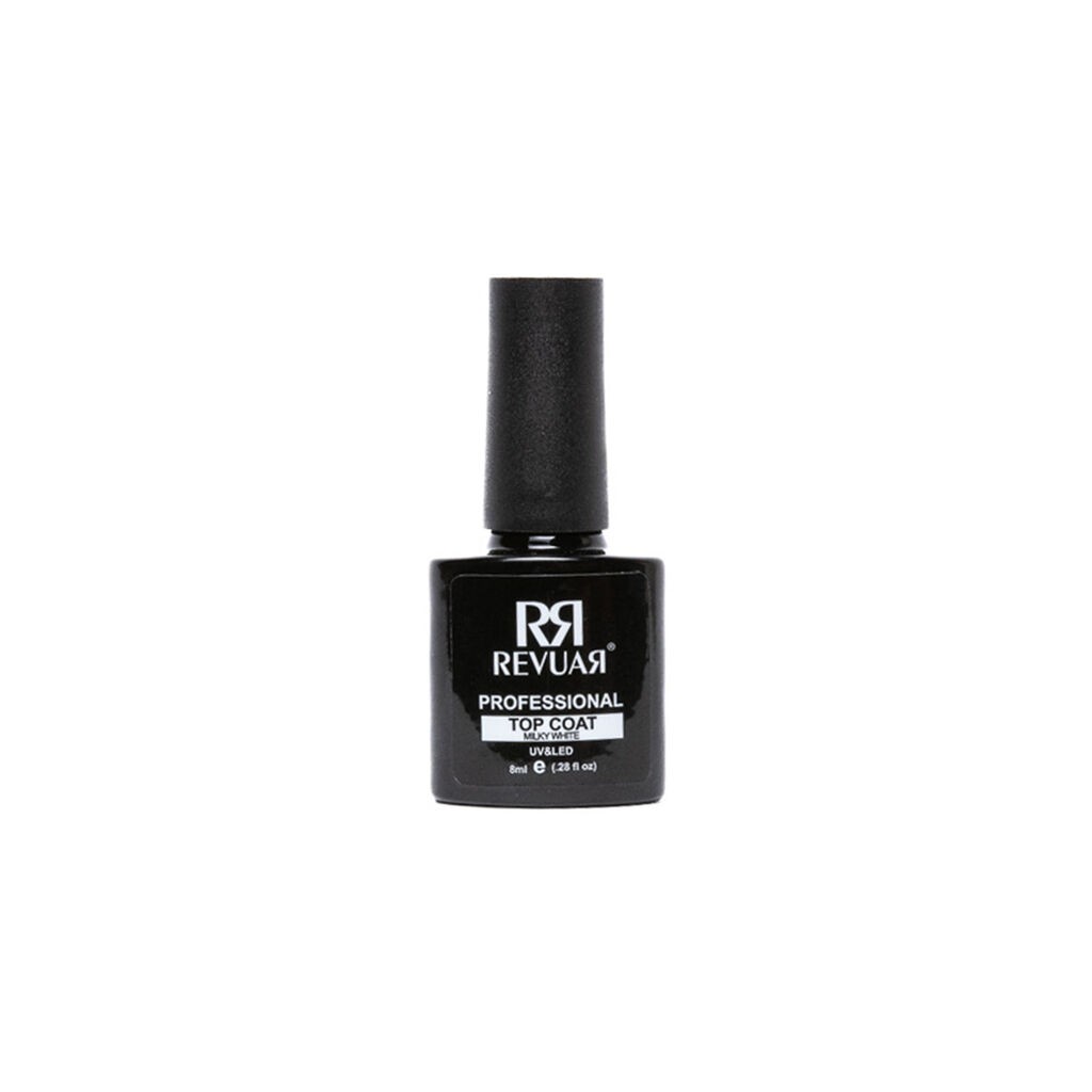 Revuar  Top Coat za nokte Milky White, 8 ml