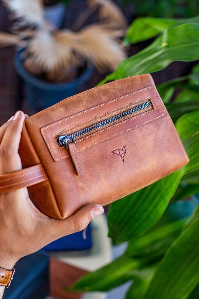 Bemiss Muški neseser Boston Crazy, Braon