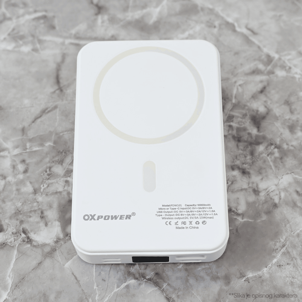 Ekserna baterija Magsafe PD W101 10000mAh , Bela