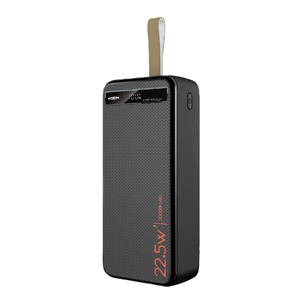 Power bank Moxom MX-PB156 30000mAh SCP22.5W+ PD20W  2.4A , Crna