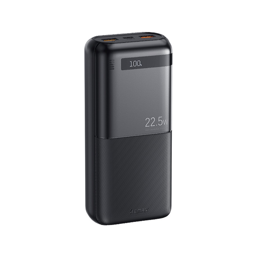 Power Bank REMAX Piloteer 20W PD+22.5W QC 20000mAh RPP-72 , Crna