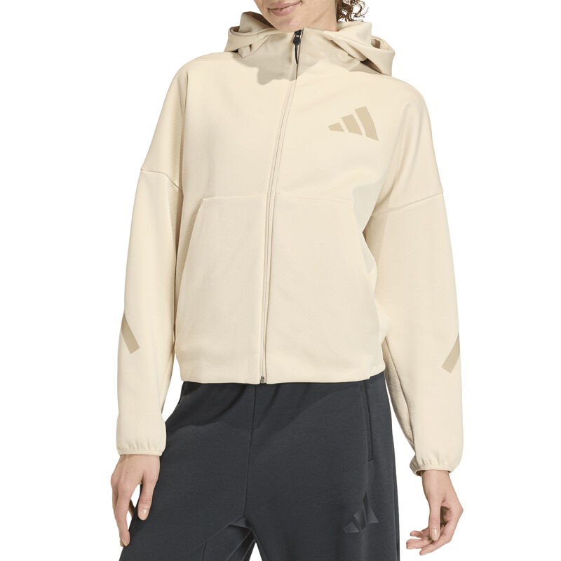 Adidas Ženska dukserica ZNE, Sa kapuljačom, Bež