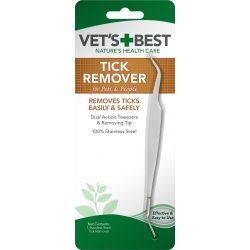 VET'S BEST Pinceta za uklanjanje krpelja Tick Remover, Siva