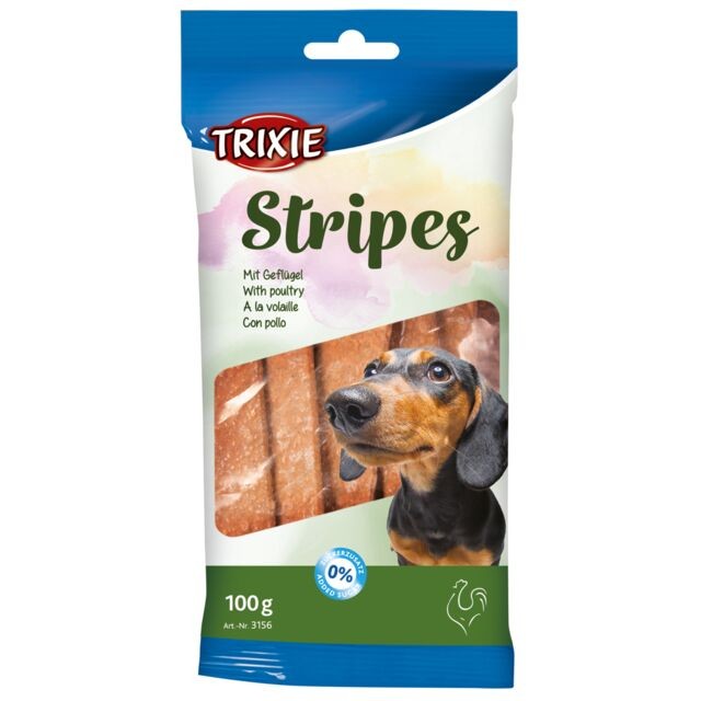 TRIXIE Poslastice za pse Stripes, Piletina, 100 g