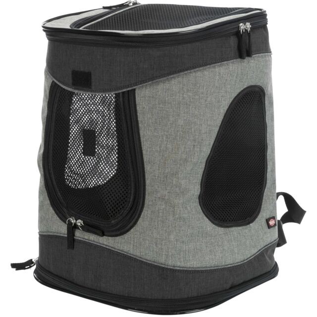 TRIXIE Transportni ranac za ljubimce Timon Backpack, Nosivost do 12 kg, 34×44×30 cm, Sivi