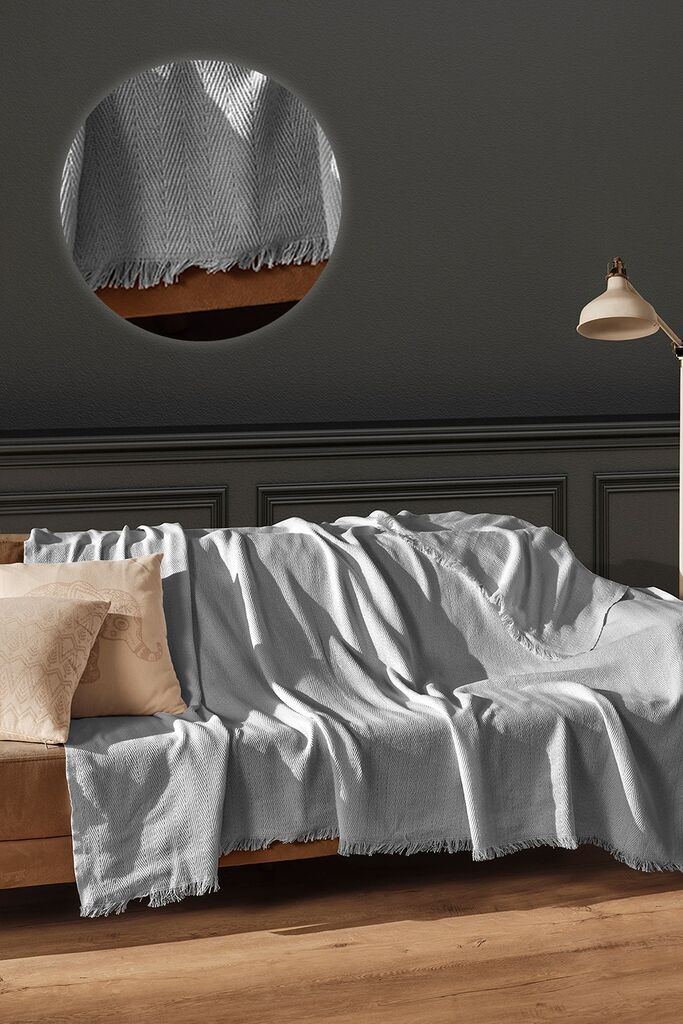 L'essentiel Maison Prekrivač Merlin, 170x205cm, 280 gr/m², Svetlosivi