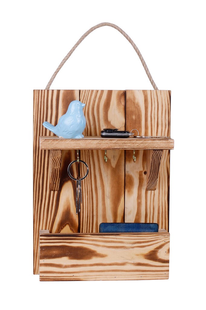 Aberto Design Polica za ključeve 214, 31x24x8cm, Bež